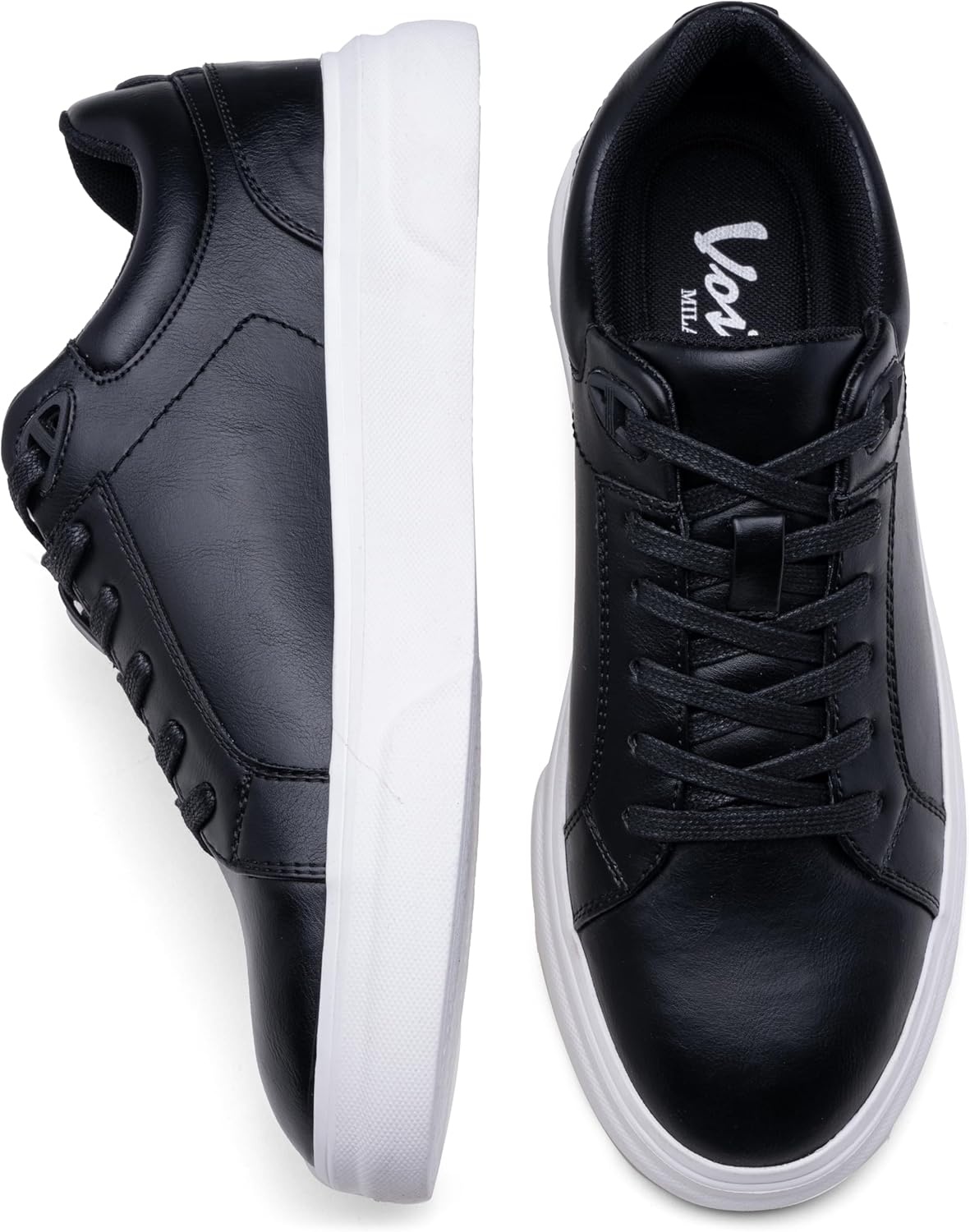 image:imageVostey Mens Casual Shoes Fashion Sneakers Breathable Business Sneakers for Men5012ablack