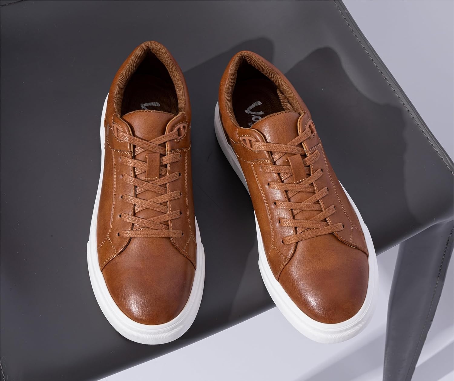 image:imageVostey Mens Casual Shoes Fashion Sneakers Breathable Business Sneakers for Men5012abrown