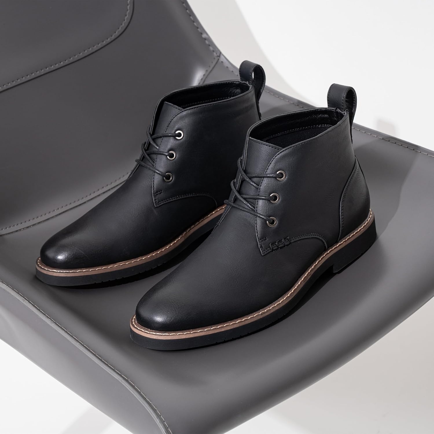 image:imageVostey Mens Chukka Boots Desert Boots for Men Casual Mens Dress Boots LaceUp