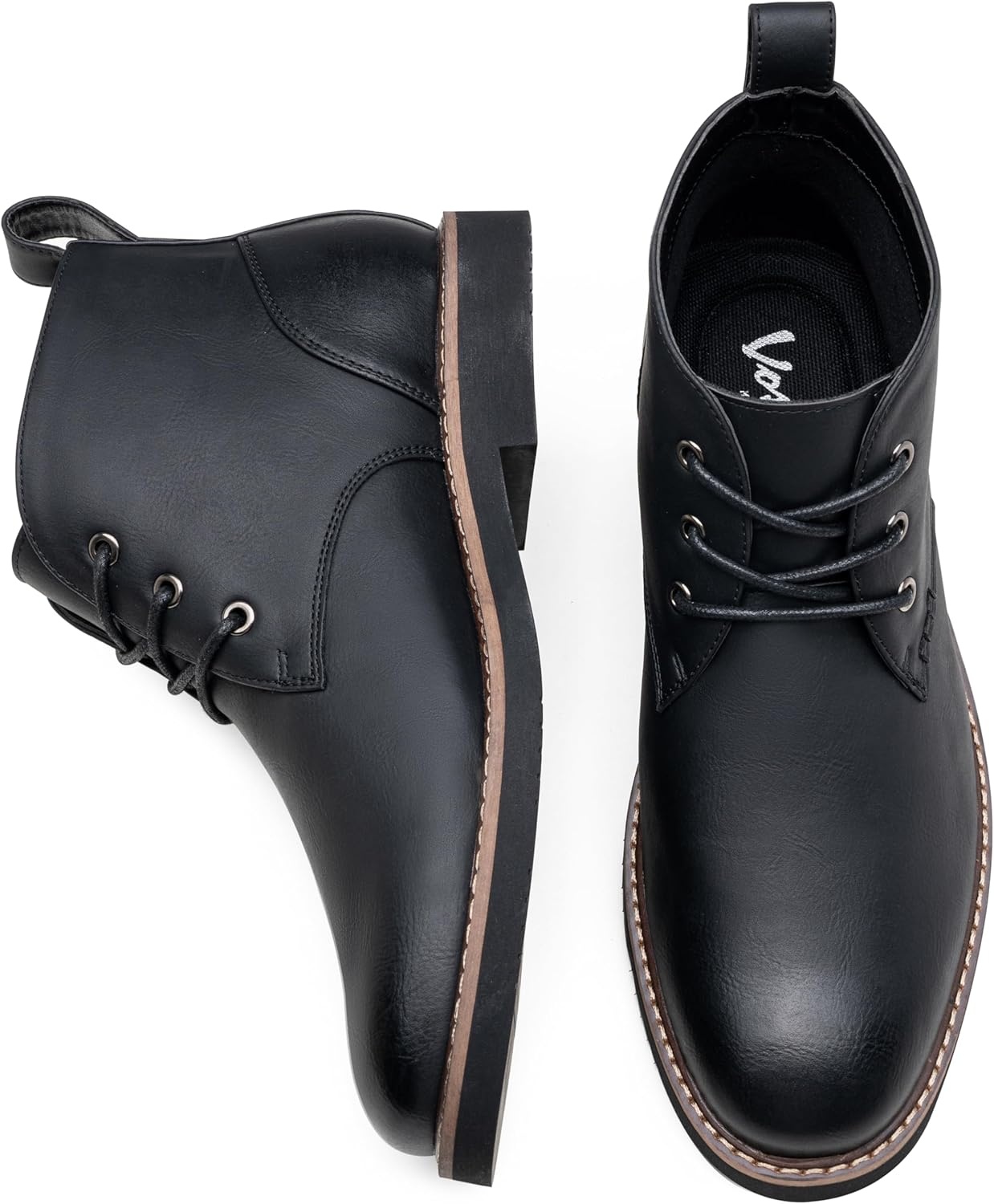 image:imageVostey Mens Chukka Boots Desert Boots for Men Casual Mens Dress Boots LaceUp