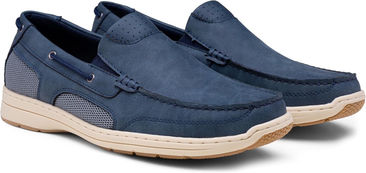 image:imageVostey Mens Loafers amp Slipons Casual Lightweight Boat Shoes Men3036anavy