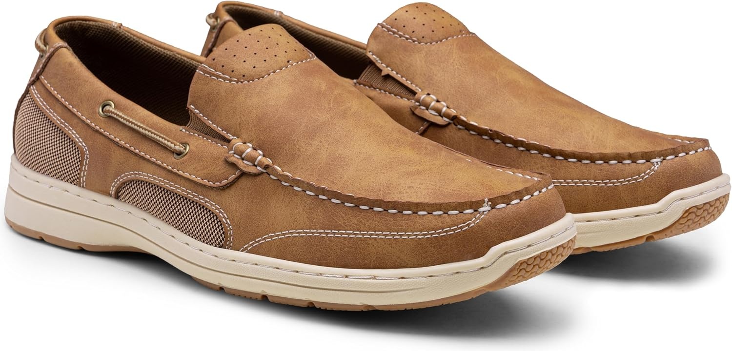 image:imageVostey Mens Loafers amp Slipons Casual Lightweight Boat Shoes Men3036atan