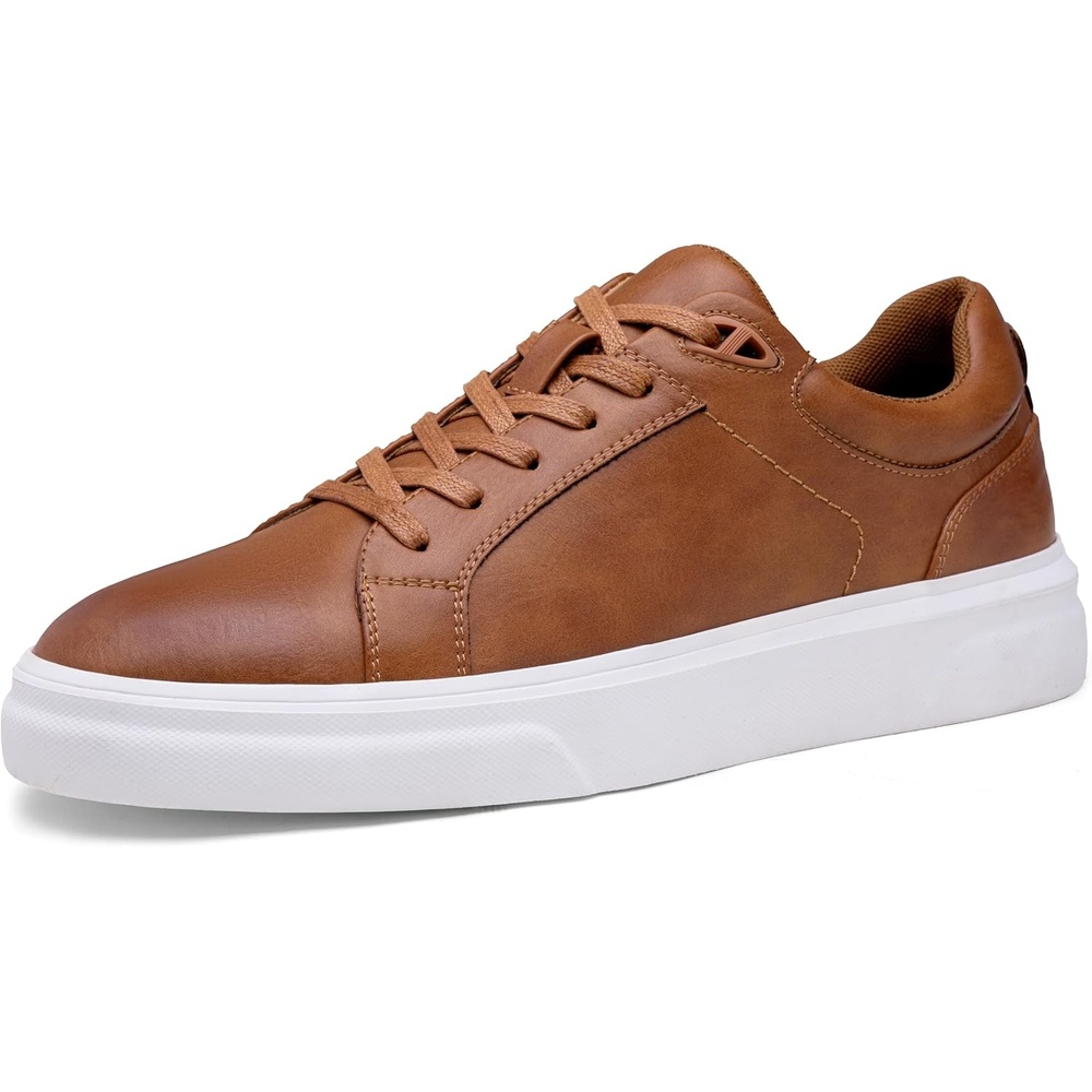 image:imageVostey Mens Casual Shoes Fashion Sneakers Breathable Business Sneakers for Men5012abrown