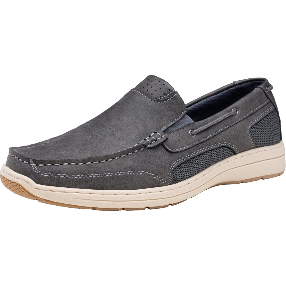 image:imageVostey Mens Loafers amp Slipons Casual Lightweight Boat Shoes Men3036agrey